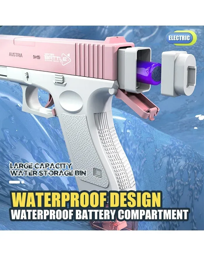 🎁Last Day Promotion SAVE 70% - 2023 New Glock Fast Shooting Water Gun(Buy 3 Free Shipping)-Festivesl