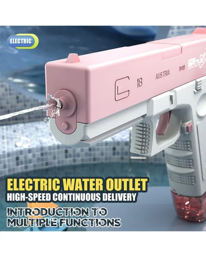 🎁Last Day Promotion SAVE 70% - 2023 New Glock Fast Shooting Water Gun(Buy 3 Free Shipping)-Festivesl