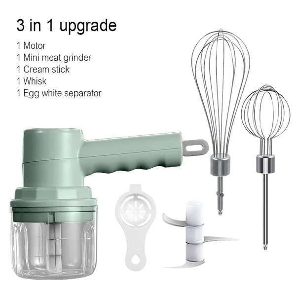 3-IN-1 Automatic Wireless Whisk 🔥BUY 2 GET 10% OFF & FREE SHIPPING-Festivesl