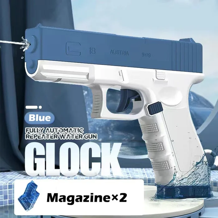🎁Last Day Promotion SAVE 70% - 2023 New Glock Fast Shooting Water Gun(Buy 3 Free Shipping)-Festivesl