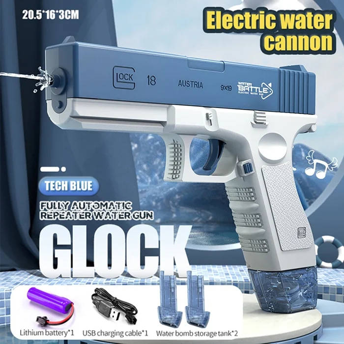 🎁Last Day Promotion SAVE 70% - 2023 New Glock Fast Shooting Water Gun(Buy 3 Free Shipping)-Festivesl