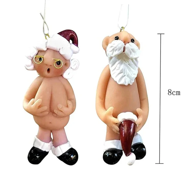 🎅Santa supporter 2023 New Year Christmas resin decoration-Festivesl