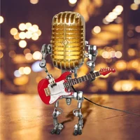 Black Friday Sale 49% OFF🎁Vintage Metal Microphone Robot Desk Lamp - Get Free Light!!-Festivesl