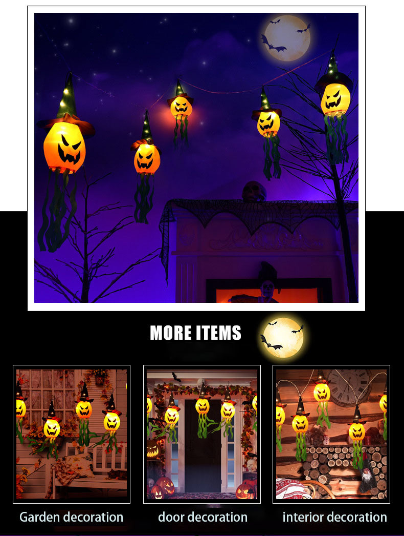 🔥HOT SALE - 49% OFF 🔥Halloween LED Wizard Pumpkin Lights-Festivesl