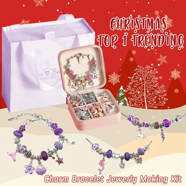 🎁CHRISTMAS TOP 1 TRENDING🔥Charm Bracelet Jewerly Making Kit(BUY 2 GET 10% OFF & FREE SHIPPING)-Festivesl
