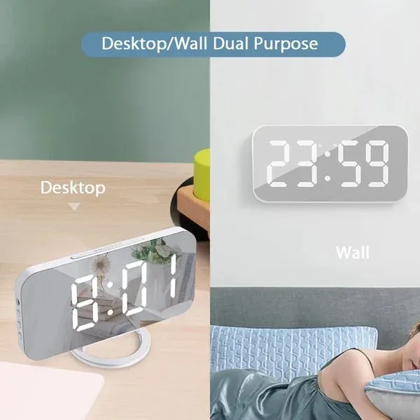 Mirror Projection Alarm Clock⏰ (BUY 2 GET FREE SHIPPING)-Festivesl