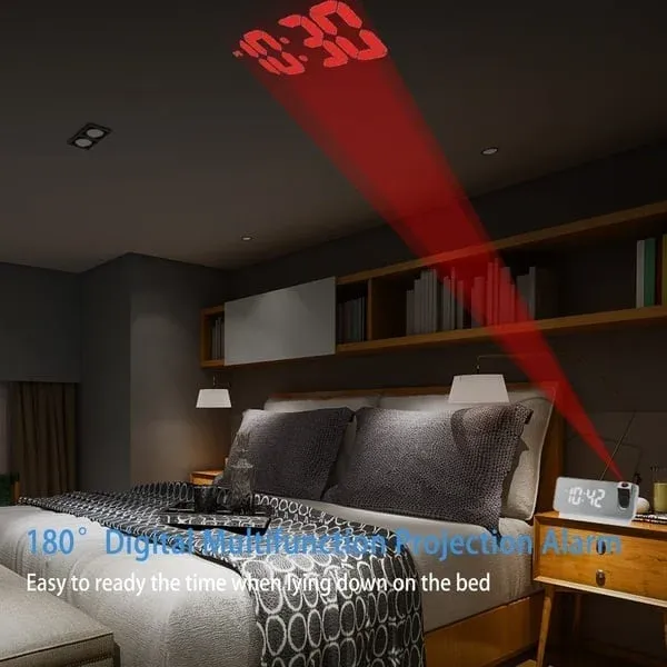 Mirror Projection Alarm Clock⏰ (BUY 2 GET FREE SHIPPING)-Festivesl