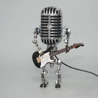 Black Friday Sale 49% OFF🎁Vintage Metal Microphone Robot Desk Lamp - Get Free Light!!-Festivesl