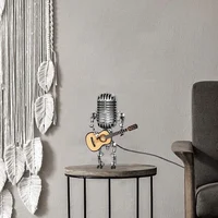 Black Friday Sale 49% OFF🎁Vintage Metal Microphone Robot Desk Lamp - Get Free Light!!-Festivesl