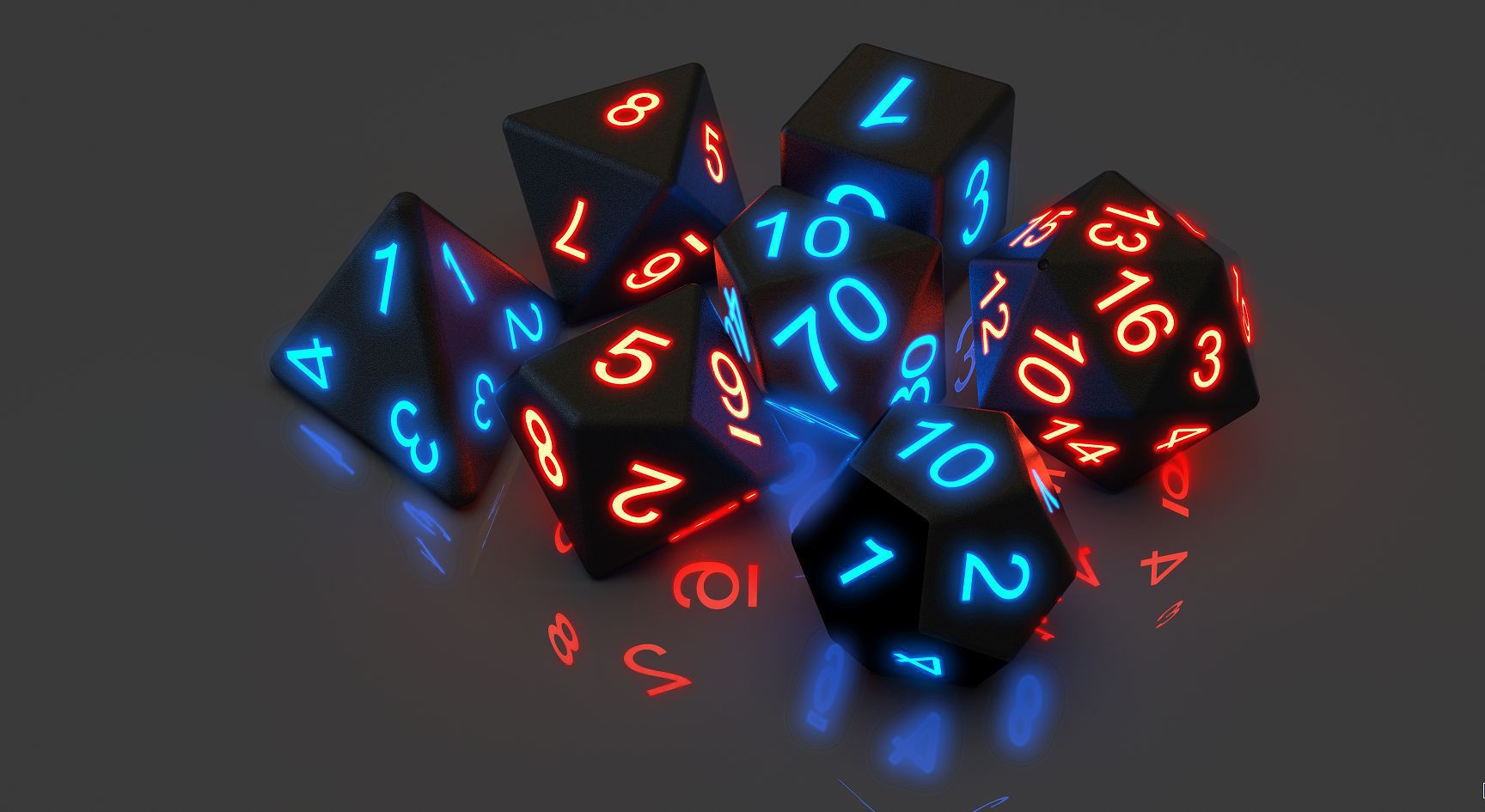 🔥HOT SALE - 50% OFF 🔥2022 New Party Fluorescent 7-Piece Dice-Festivesl
