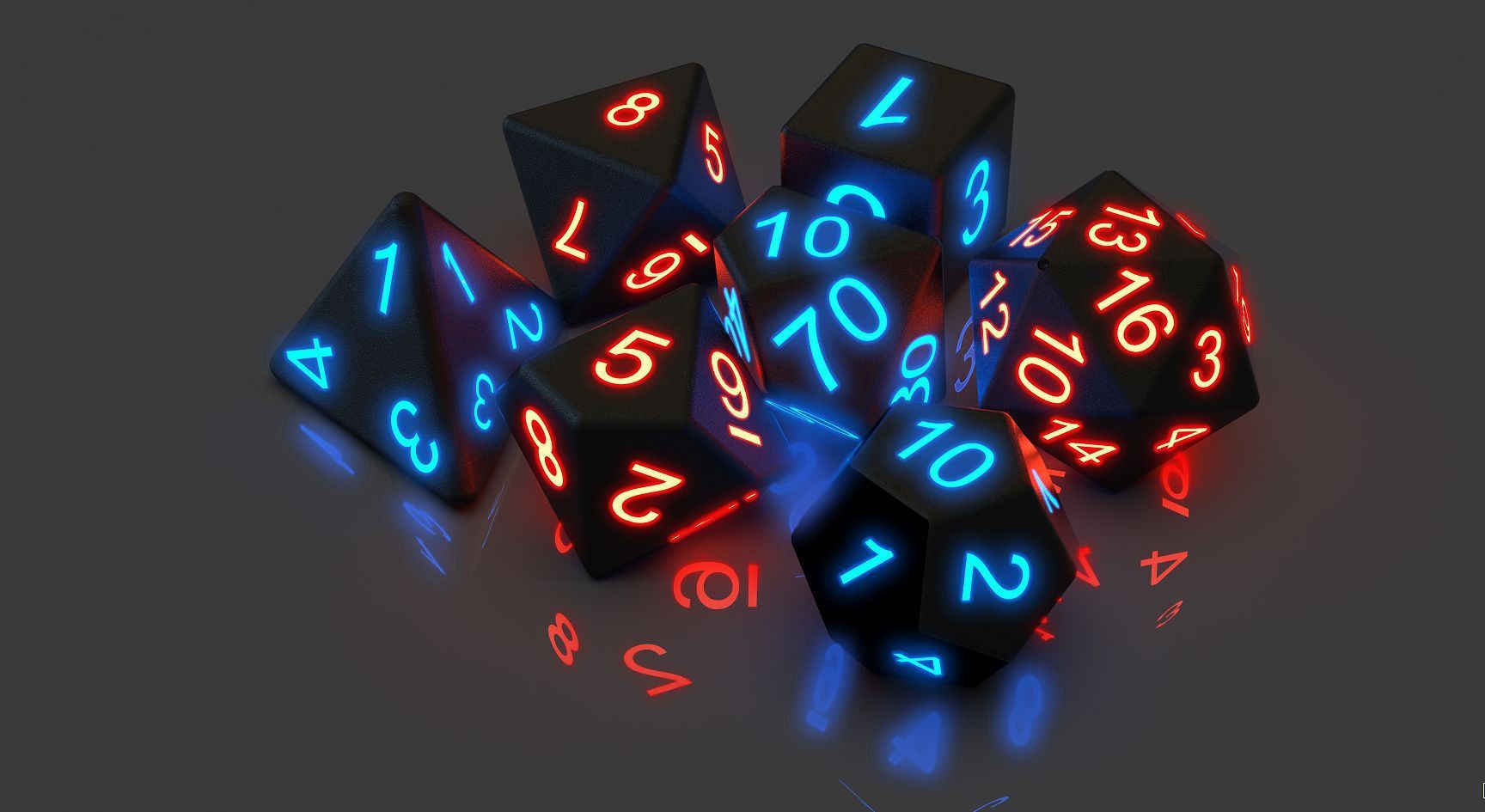 🔥HOT SALE - 50% OFF 🔥2022 New Party Fluorescent 7-Piece Dice-Festivesl