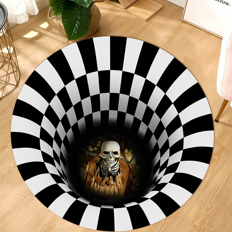 🔥HOT SALE -48% OFF 🔥2022 New Halloween Themed 3D Visual Floor Mat-Festivesl