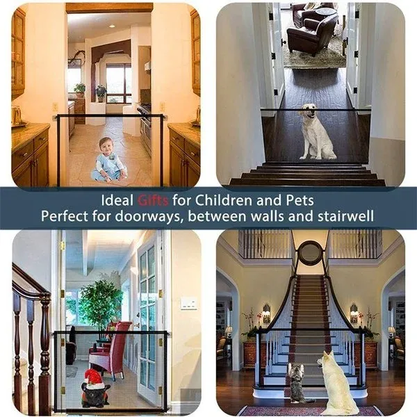 🔥Last Day Promotion 49% OFF🔥-Portable Kids & Pets Safety Door Guard-🐶Simple installation-Festivesl