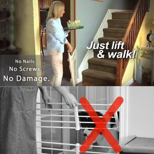 🔥Last Day Promotion 49% OFF🔥-Portable Kids & Pets Safety Door Guard-🐶Simple installation-Festivesl