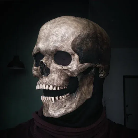 (🎃Halloween Early Sale-48% OFF) Full Head Skull Helmet(BUY 2 FREE SHIPPING NOW!)-Festivesl