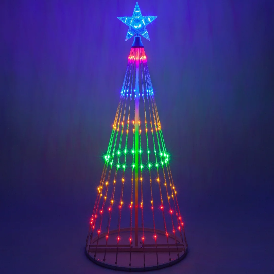 Christmas tree light show-Festivesl