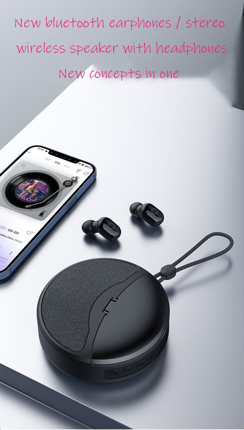 🔥Hot Sale - 50% OFF 🔥 - New Bluetooth Speaker & Headphone 2 in 1-Festivesl