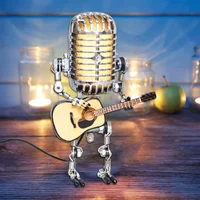 Black Friday Sale 49% OFF🎁Vintage Metal Microphone Robot Desk Lamp - Get Free Light!!-Festivesl
