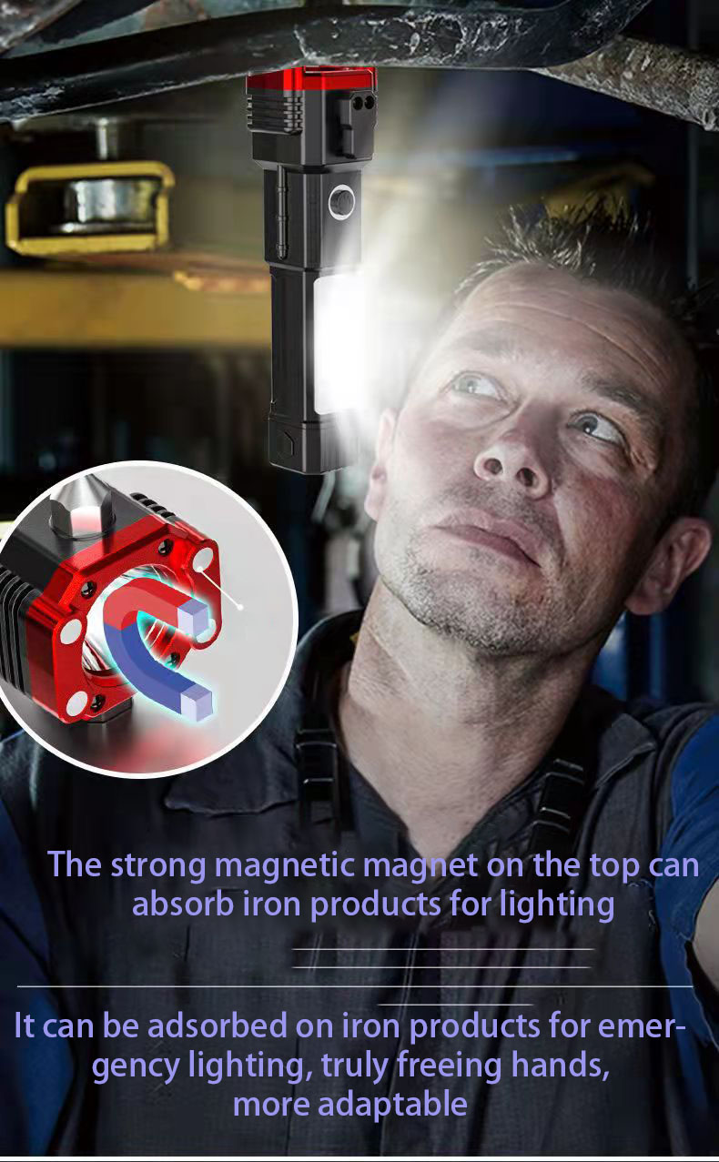 🔥HOT SALE - 50% OFF 🔥Multifunctional Emergency Car Flashlight-Festivesl