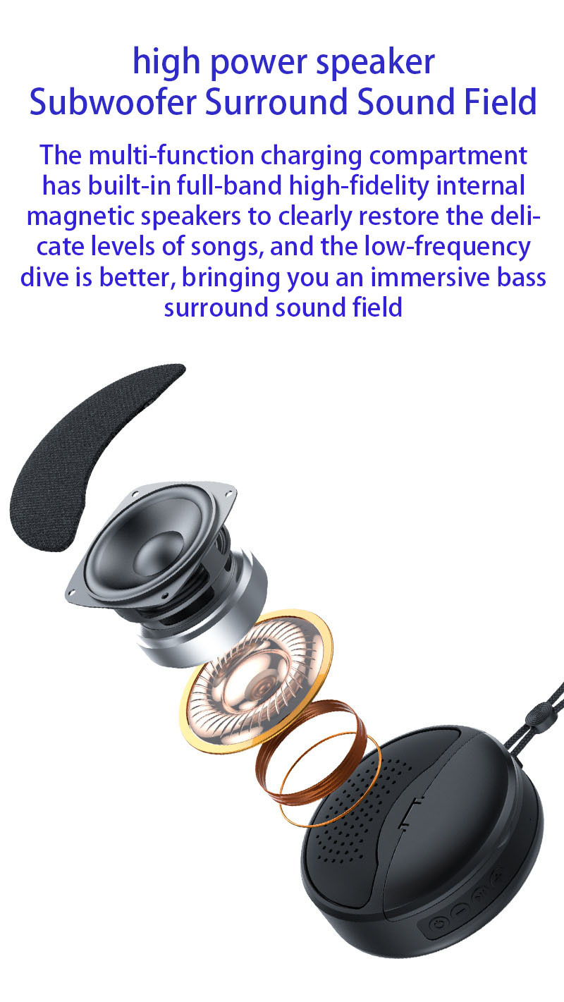 🔥Hot Sale - 50% OFF 🔥 - New Bluetooth Speaker & Headphone 2 in 1-Festivesl