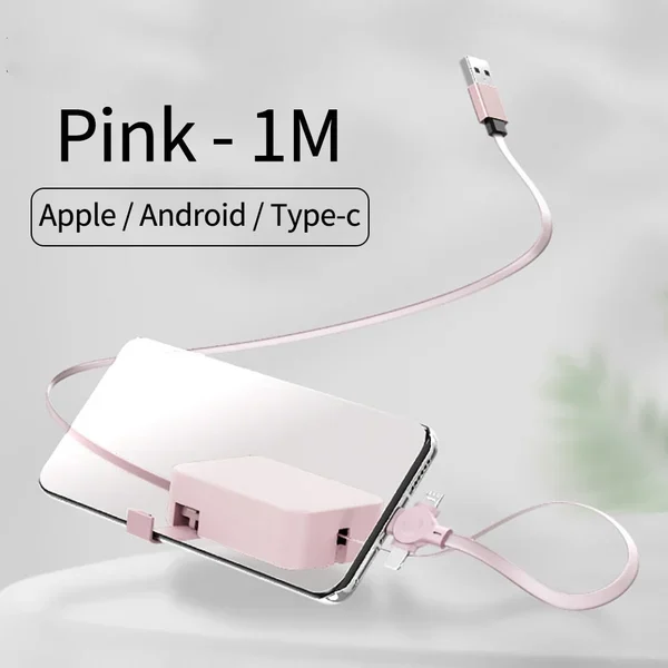 ⏰Christmas Pre Sale 49% Off🔥3 in 1 Rechargeable USB Fast Charging Cable & Mobile Stand-Festivesl