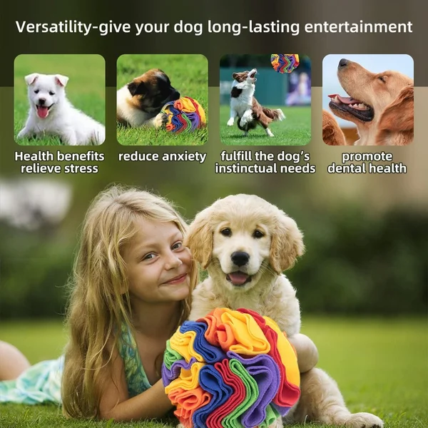 Dog Snuff Ball Dog Training Toy--Improve Pet IQ-Festivesl