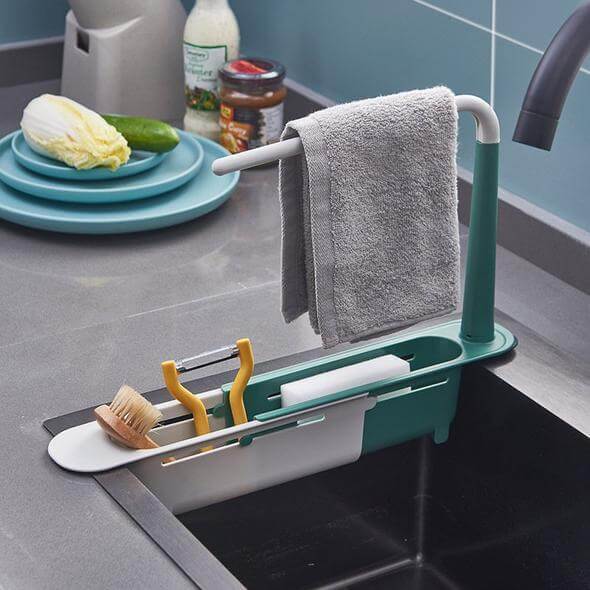 Hot Sale 🎁Updated Telescopic Sink Storage Rack-Festivesl