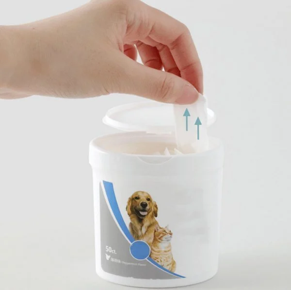 Pet Dental Cleaning Finger Wipes-50 Wipes (🔥BUY 2 GET 1 FREE & FREE SHIPPING)-Festivesl