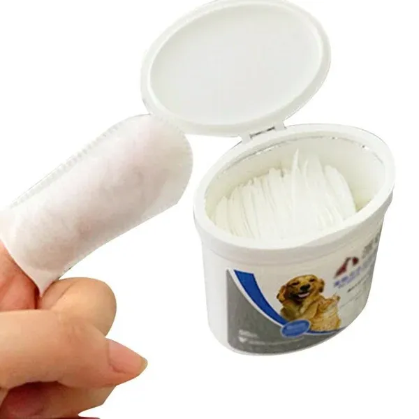Pet Dental Cleaning Finger Wipes-50 Wipes (🔥BUY 2 GET 1 FREE & FREE SHIPPING)-Festivesl