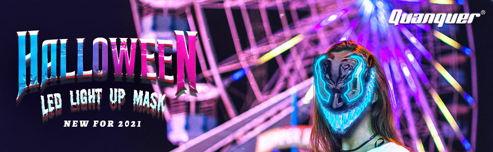 🔥HOT SALE - 49% OFF 🔥Halloween Venom LED Glowing Mask-Festivesl