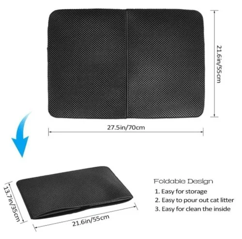(🔥Last Day Promotion - 48% OFF) Foldable Cat Litter Mat - BUY 2 FREE SHIPPING-Festivesl