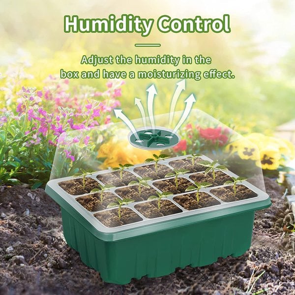 (🔥Spring Promotion 48% OFF) Seed Starter Trays with Grow Light-Festivesl