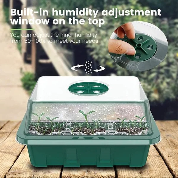 (🔥Spring Promotion 48% OFF) Seed Starter Trays with Grow Light-Festivesl