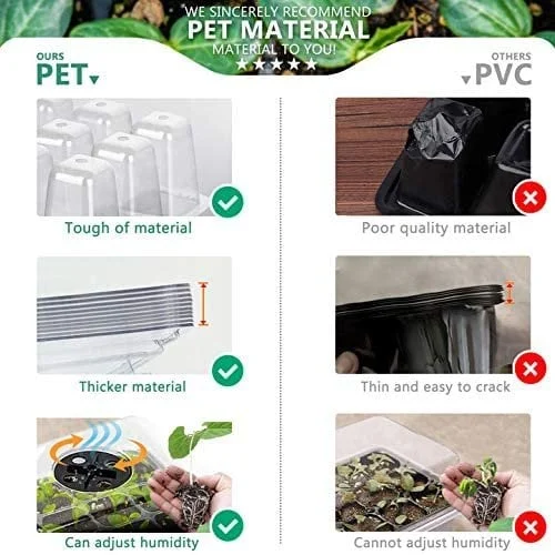 (🔥Spring Promotion 48% OFF) Seed Starter Trays with Grow Light-Festivesl