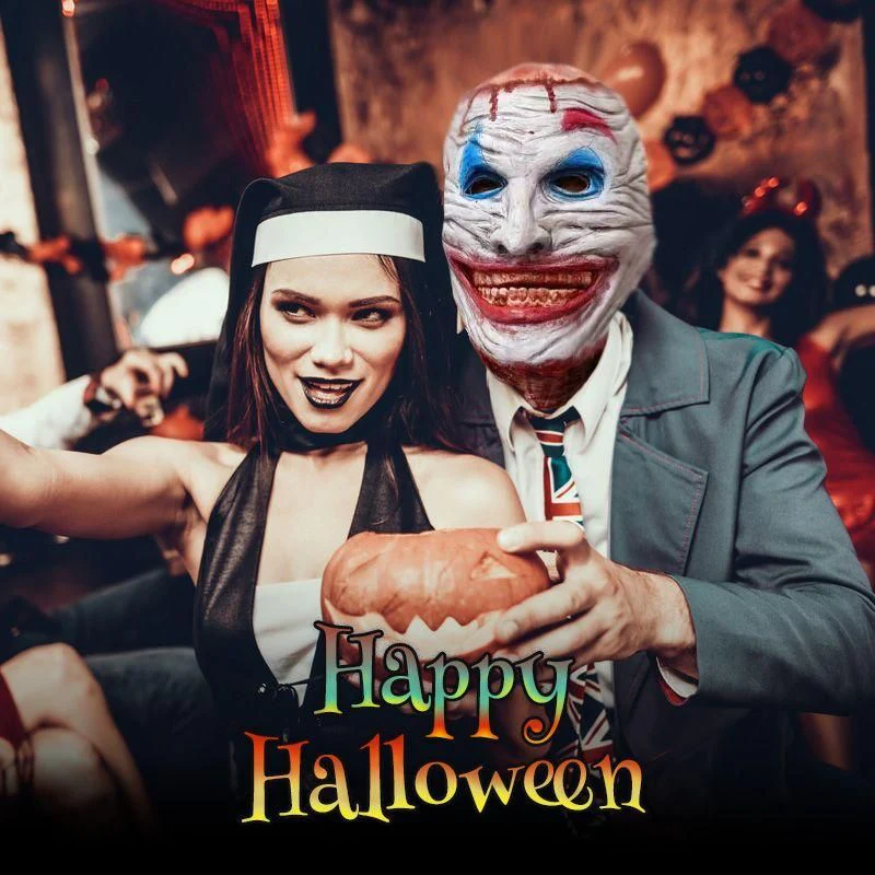 🔥HOT SALE - 45% OFF 🔥Halloween Jack the Clown Double Skull Mask-Festivesl