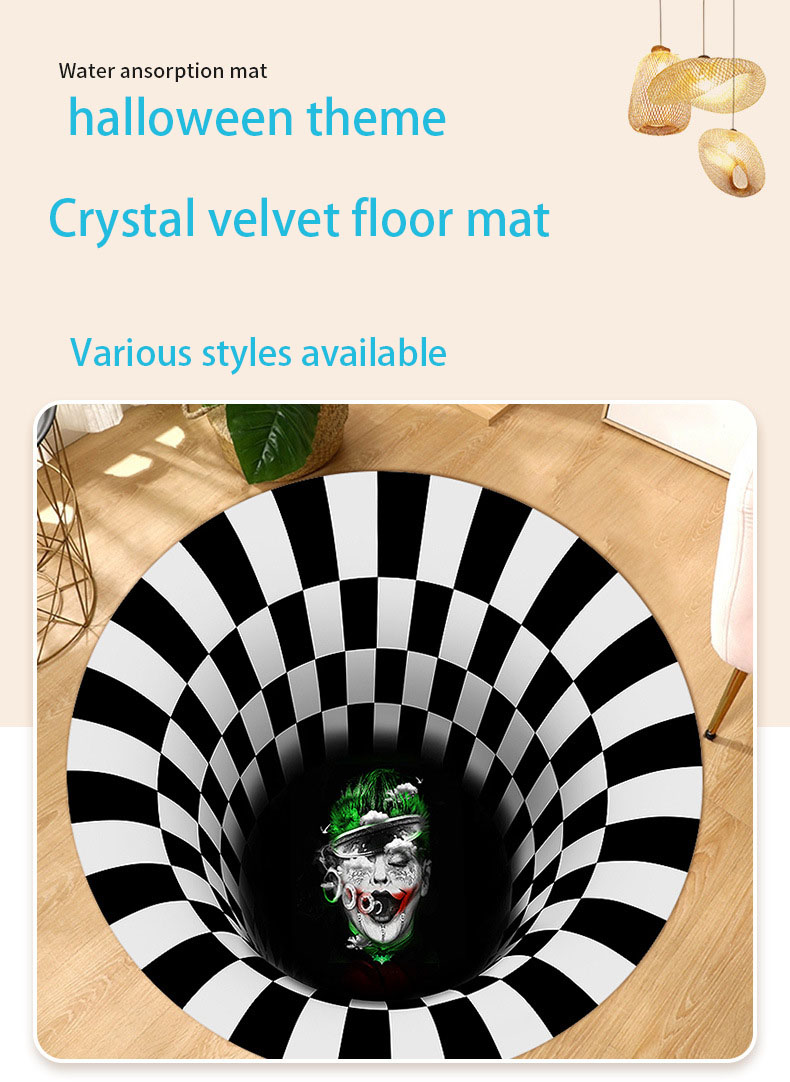 🔥HOT SALE -48% OFF 🔥2022 New Halloween Themed 3D Visual Floor Mat-Festivesl