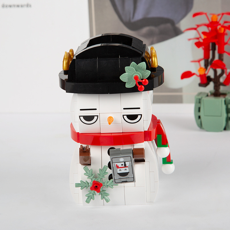 🔥Christmas warm up🔥🎅Christmas decoration blocks (🎁music box, photo frame, christmas tree​​​)-Festivesl