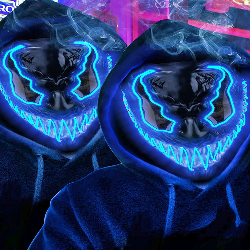 🔥HOT SALE - 49% OFF 🔥Halloween Venom LED Glowing Mask-Festivesl