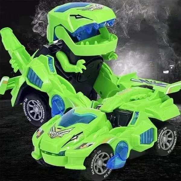 🎅Holiday Pre-Sale - 49% OFF🎁LED DINOSAUR TRANSFORMATION CAR TOY-Festivesl