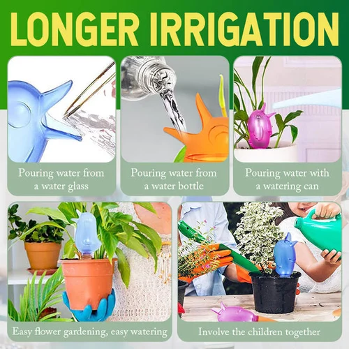 (🔥Spring Promotion 48% OFF) Self Spike Planter Drip Watering Bird-Festivesl