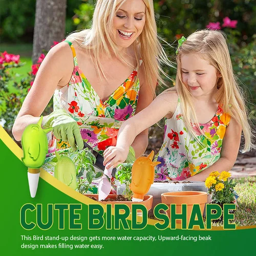 (🔥Spring Promotion 48% OFF) Self Spike Planter Drip Watering Bird-Festivesl