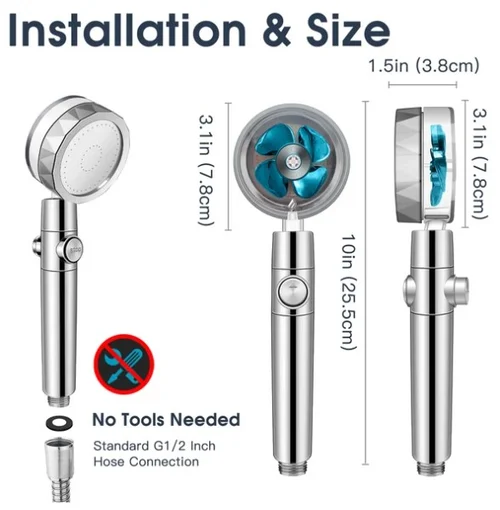 (🔥2023 Summer Hot Sale-48% OFF) HYDRO SHOWER JET- BUY 2 FREE SHIPPING-Festivesl