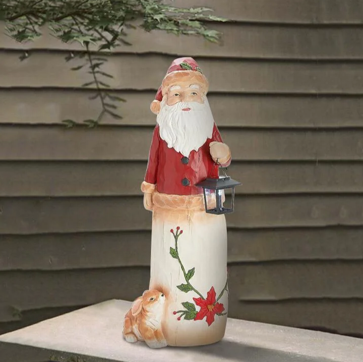 🔥Christmas Gift 70% OFF🎁Woodland Snowman with Solar Lantern -Festivesl