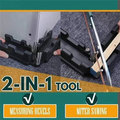 (🔥Black Friday Deals💥40% OFF)Carpenter 2 in 1 Miter Measuring Tool-Festivesl