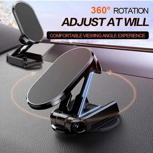 (🔥Summer Hot Sale - 48%) 360° Rotating Folding Magnetic Car Phone Holder - 👍Buy 2 Save $10-Festivesl