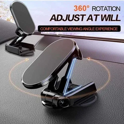 (🔥Summer Hot Sale - 48%) 360° Rotating Folding Magnetic Car Phone Holder - 👍Buy 2 Save $10-Festivesl