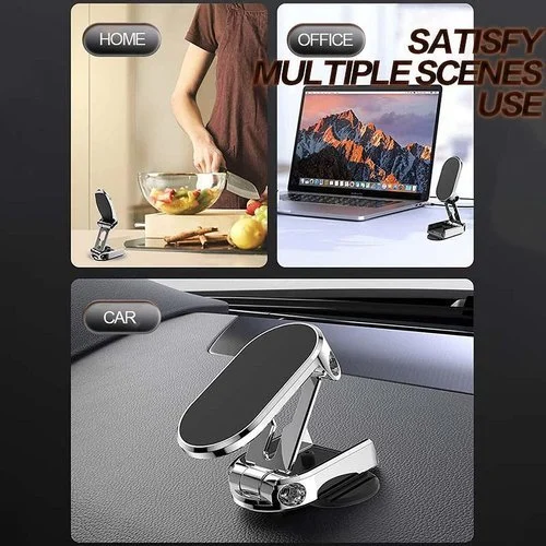 (🔥Summer Hot Sale - 48%) 360° Rotating Folding Magnetic Car Phone Holder - 👍Buy 2 Save $10-Festivesl