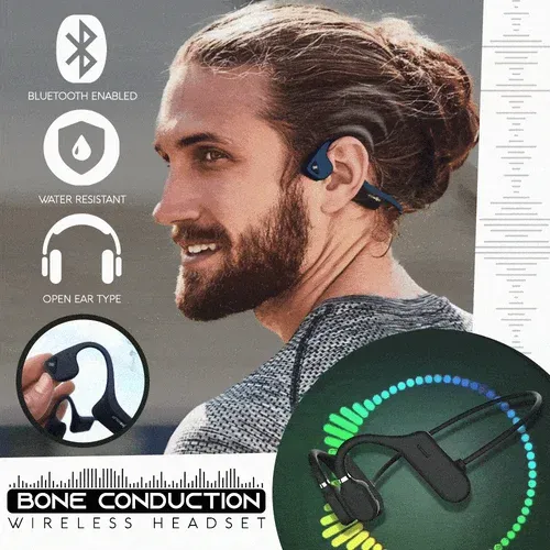Bone Conduction Headphones - Bluetooth Wireless Headset🎧(BUY 2 FREE SHIPPING)-Festivesl