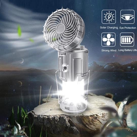🔥Last Day Promotion -50% OFF🔥6 in 1 Portable Outdoor LED Camping Lantern With Fan-Festivesl