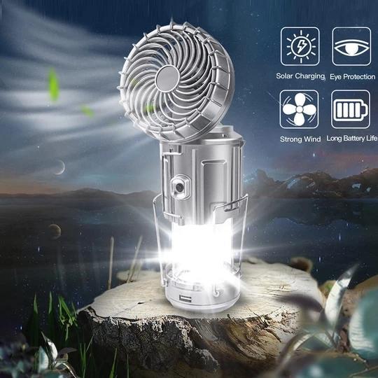 🔥Last Day Promotion -50% OFF🔥6 in 1 Portable Outdoor LED Camping Lantern With Fan-Festivesl